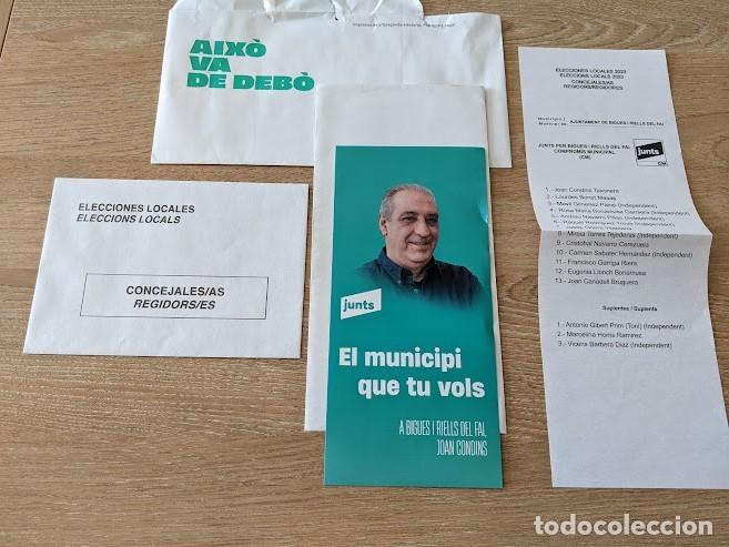 Collectionnisme Papier divers: PROPAGANDA ELECTORAL JUNTS 28 M 2023
