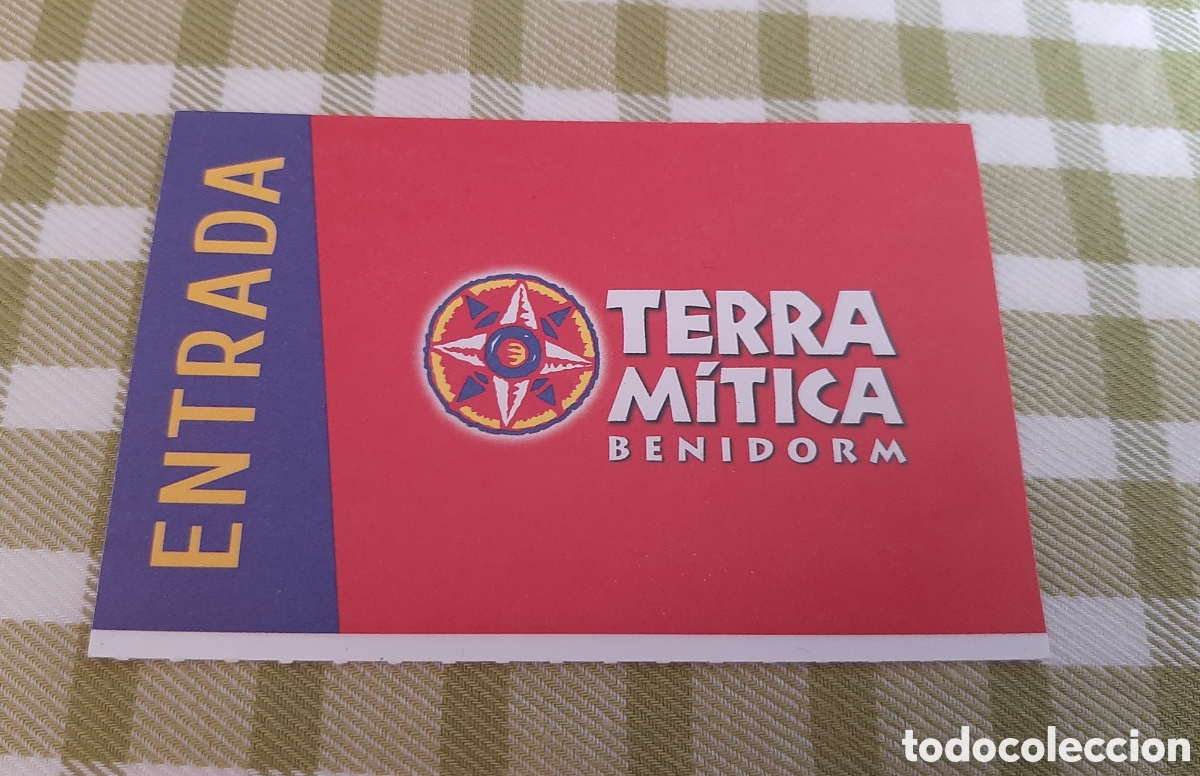 Otros Art&iacute;culos de Coleccionismo en Papel: Entrada Terra Mitica Benidorm COMPRA MINIMA 5&euro;