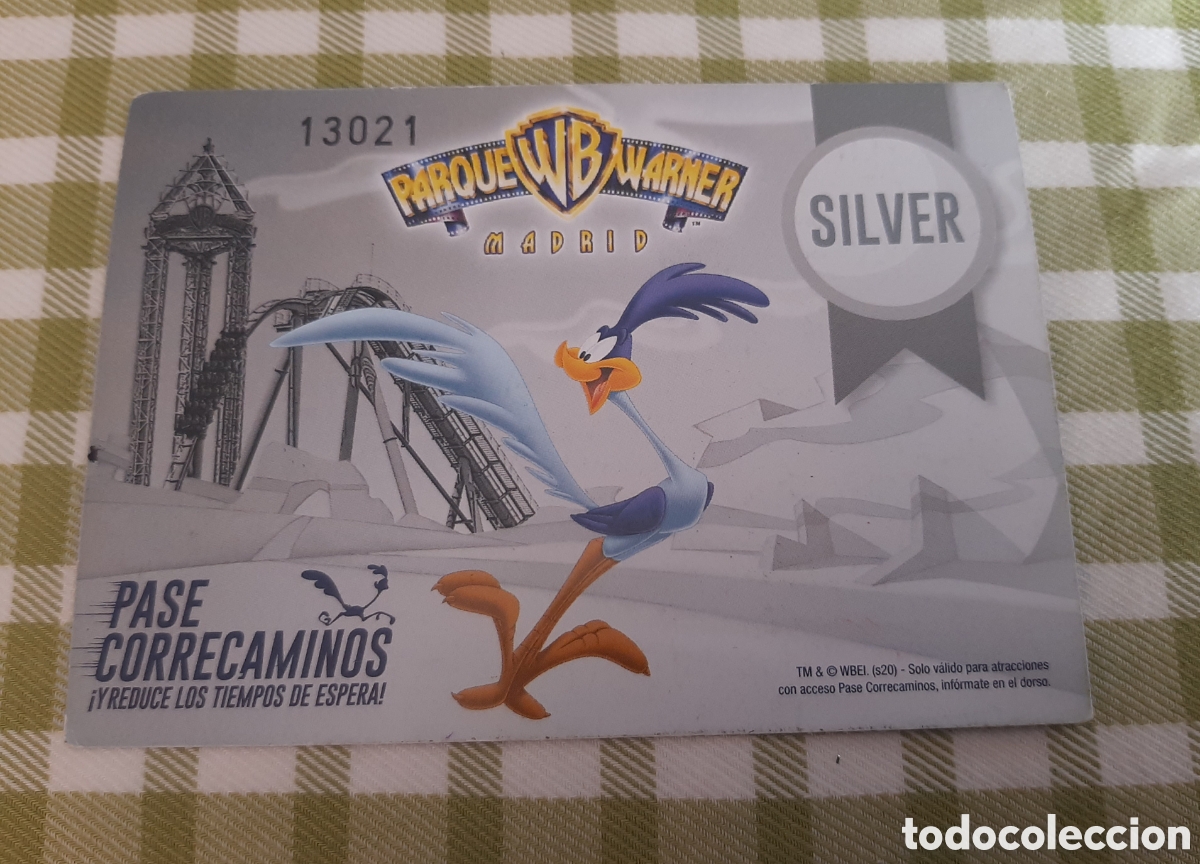 Otros Art&iacute;culos de Coleccionismo en Papel: Pase Express Correcaminos Parque Warner COMPRA MINIMA 5&euro;