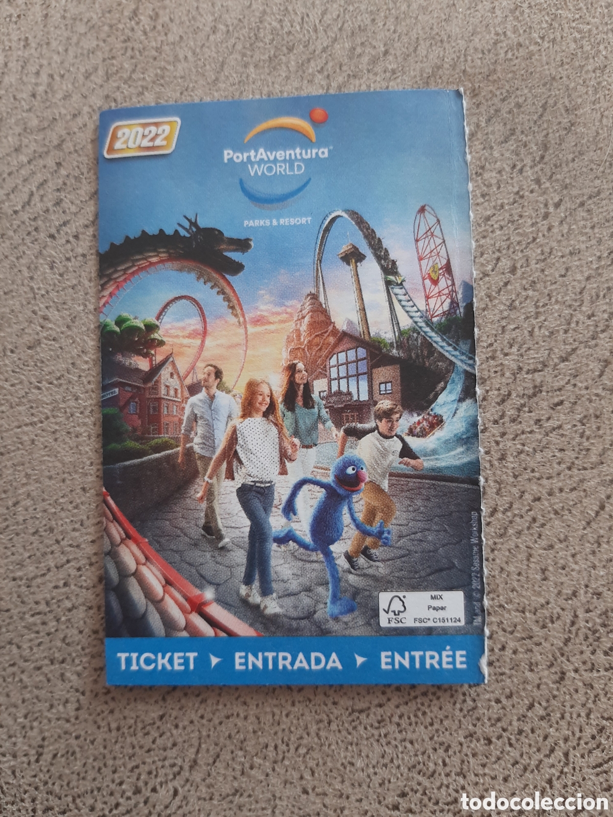Otros Art&iacute;culos de Coleccionismo en Papel: Entrada Parque Acuatico Port Aventura Portaventura COMPRA MINIMA 5&euro;