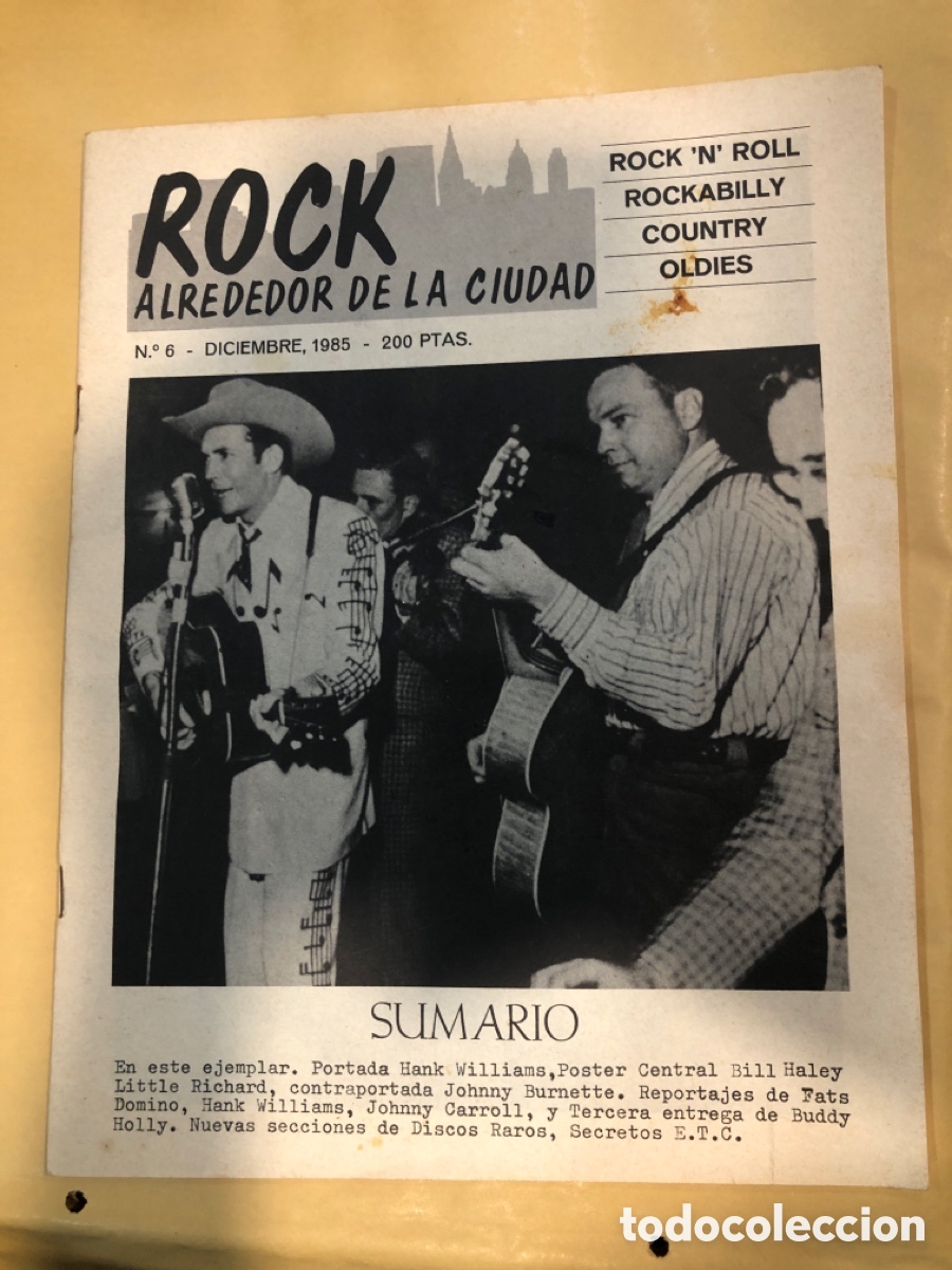 Collectionnisme Papier divers: Rock alrededor de la ciudad( Numero 6 )