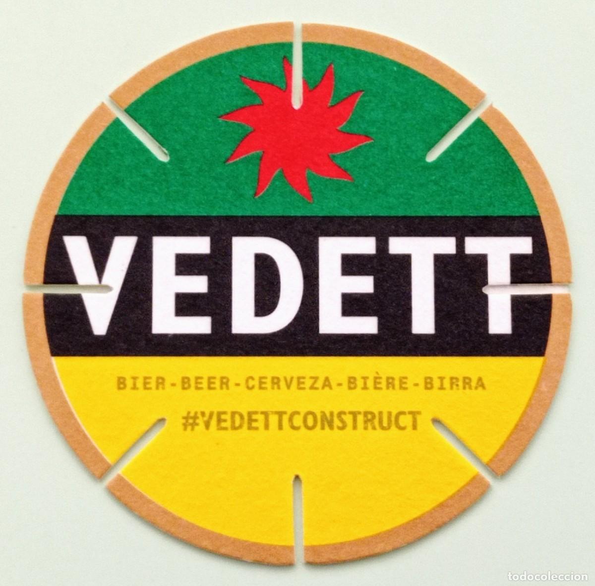 Otros Art&iacute;culos de Coleccionismo en Papel: POSAVASO CERVEZA VEDETT (B&Eacute;LGICA)
