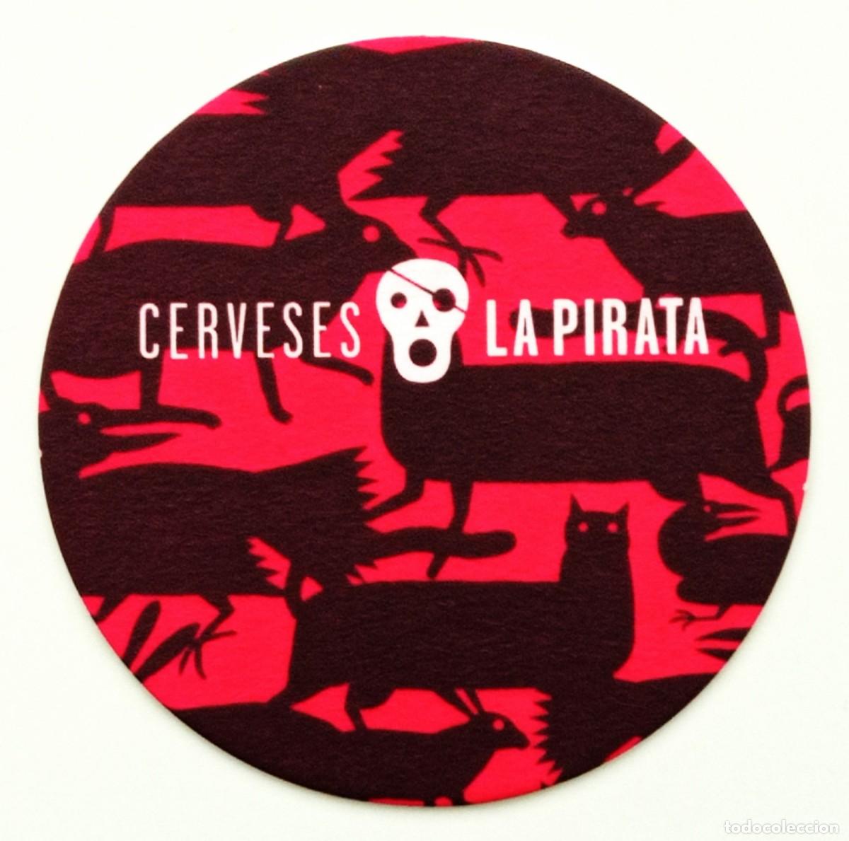 Otros art&iacute;culos de coleccionismo en papel: POSAVASO CERVEZA LA PIRATA (ESPA&Ntilde;A)