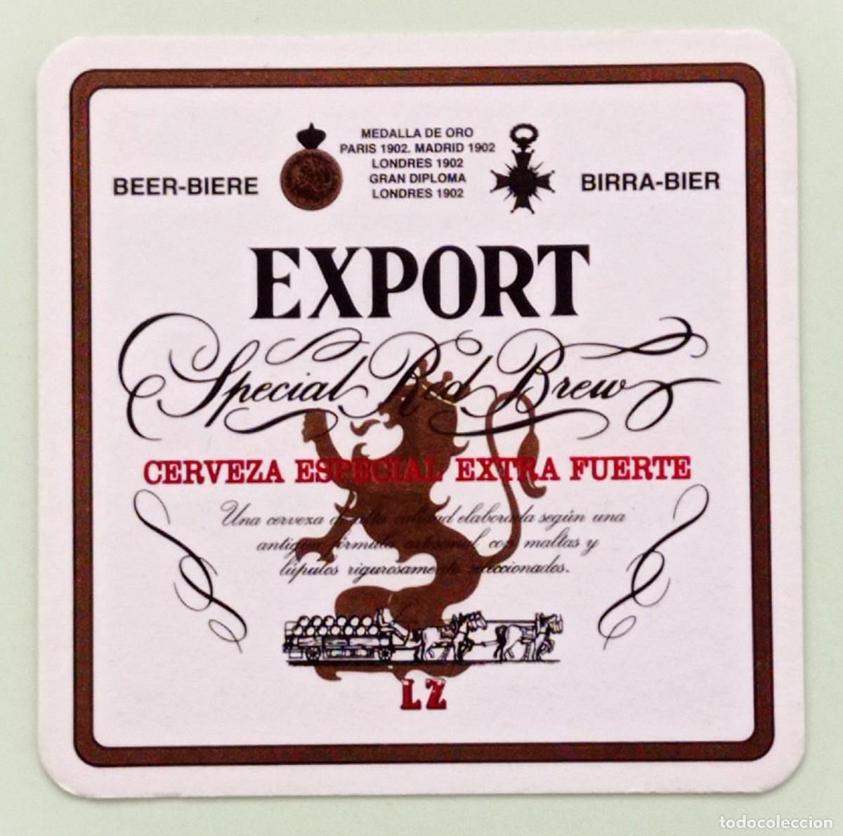 Otros Art&iacute;culos de Coleccionismo en Papel: POSAVASO CERVEZA AMBAR EXPORT-REPLEGA 2005 (ESPA&Ntilde;A)