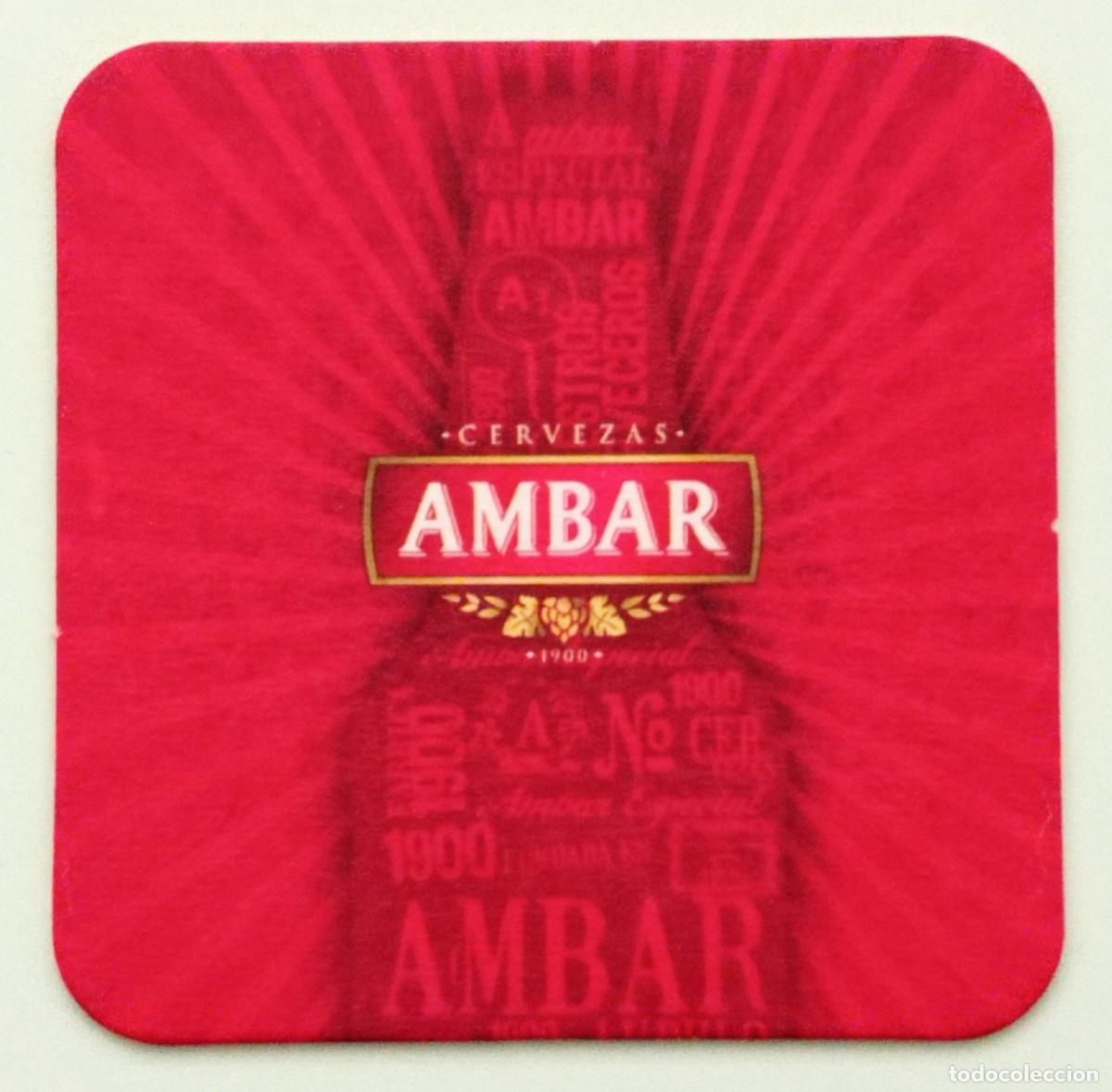 Otros Art&iacute;culos de Coleccionismo en Papel: POSAVASO CERVEZA AMBAR (ESPA&Ntilde;A)
