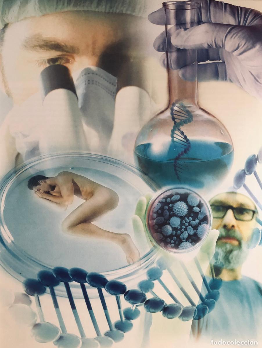 Otros Art&iacute;culos de Coleccionismo en Papel: Fotograf&iacute;a art&iacute;stica, fotomontaje. Manipulaci&oacute;n gen&eacute;tica. P&aacute;gina de revista. Enmarcable.