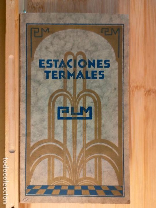 Altri oggetti di carta: ESTACIONES TERMALES-PUBLICACION ANTIGUA-VER FOTOS-(K-10.262)