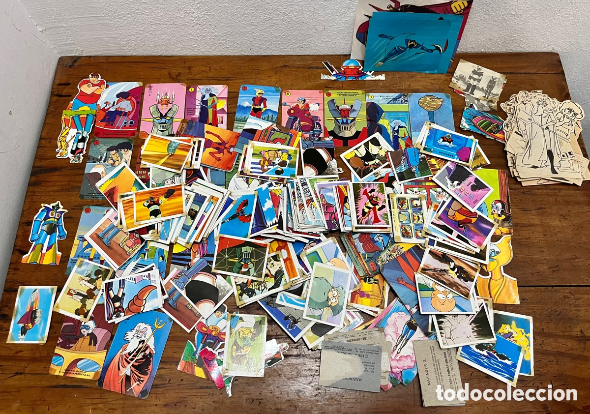 Otros Art&iacute;culos de Coleccionismo en Papel: Mazinger Z colecci&oacute;n - 398 piezas - cromos/ troquelados, cartas, recortes de peri&oacute;dicos y calcoman&iacute;a