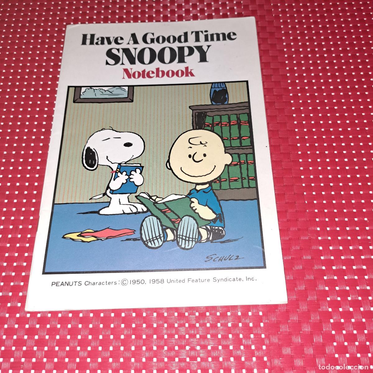 Otros art&iacute;culos de coleccionismo en papel: SNOOPY - HAVE A GOOD TIME - LIBRETA DE NOTAS - A&Ntilde;OS 70 - SIN USO