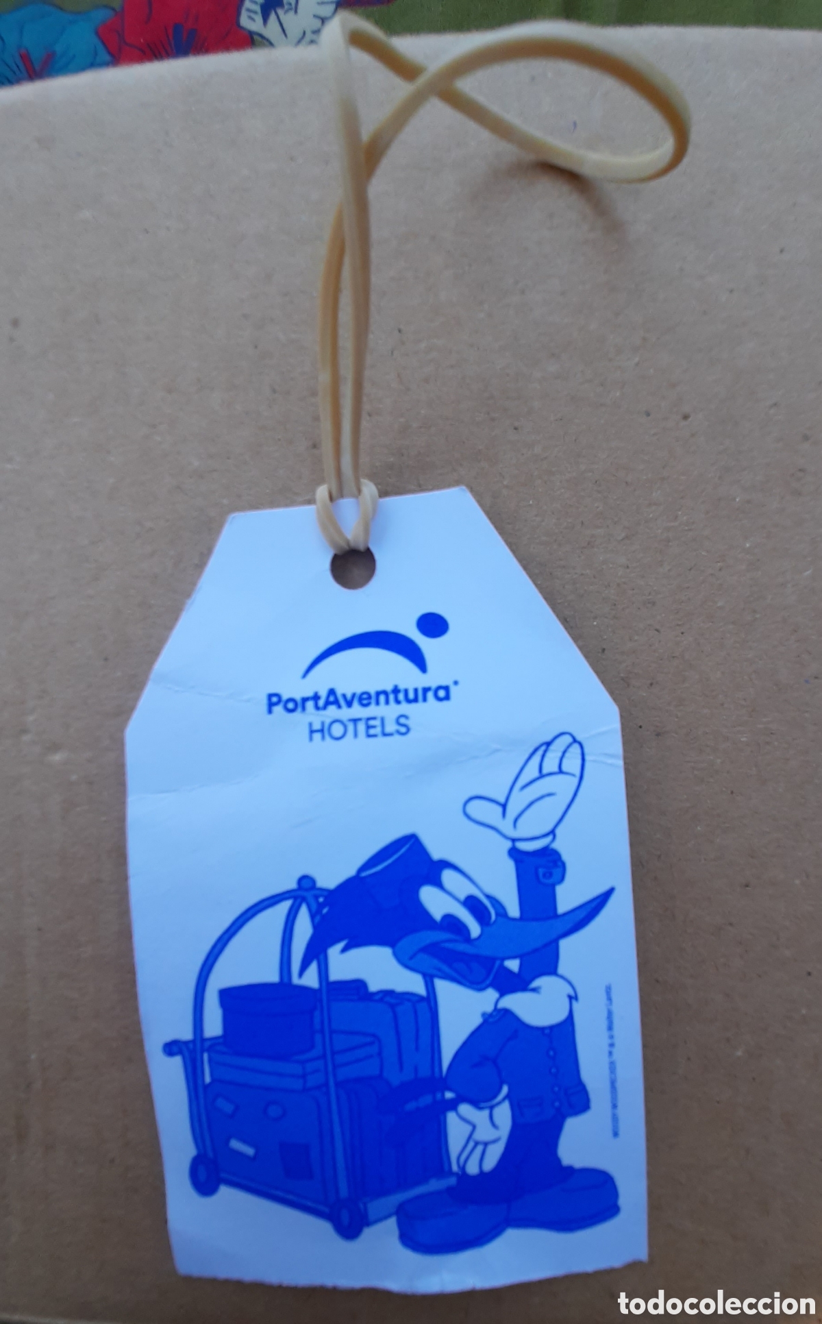 Otros Art&iacute;culos de Coleccionismo en Papel: Etiqueta portanombres maleta Port Aventura COMPRA MINIMA 5&euro;