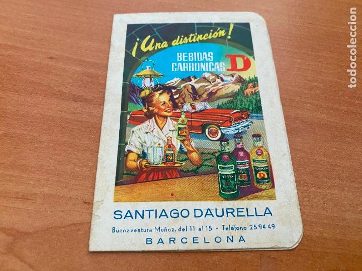 Otros Art&iacute;culos de Coleccionismo en Papel: BEBIDAS CARBONICAS D. DAURELLA COMBINACIONES REDUCIDAS QUINIELA CALENDARIO 1955 BARCELONA (COIB221)