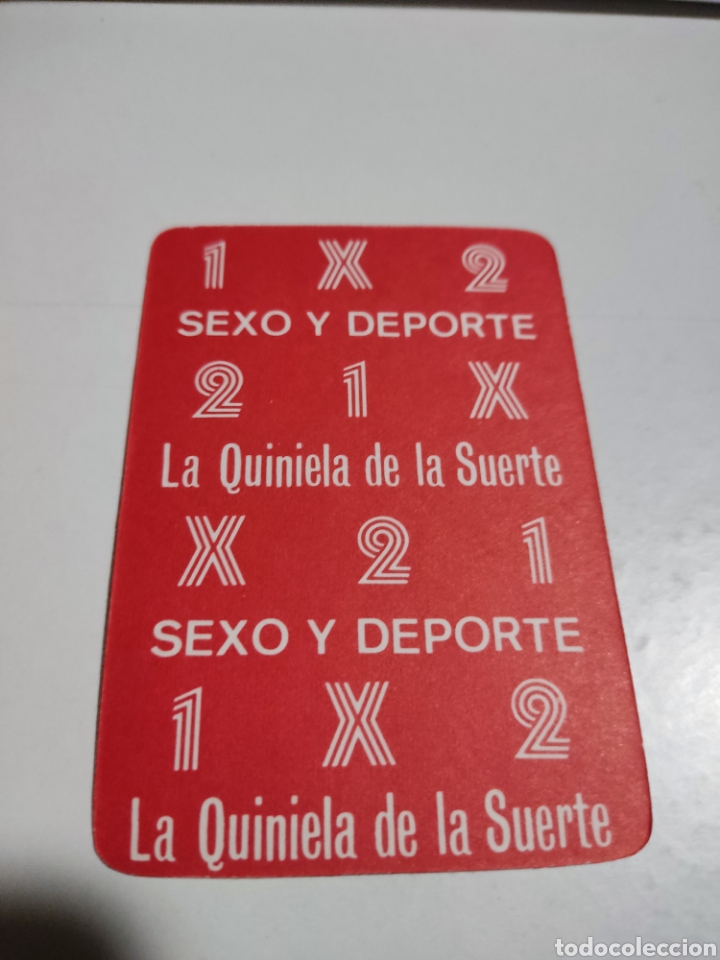 Otros Art&iacute;culos de Coleccionismo en Papel: Tarjeta chicas 1X2 sexo y deporte,la quiniela de la suerte