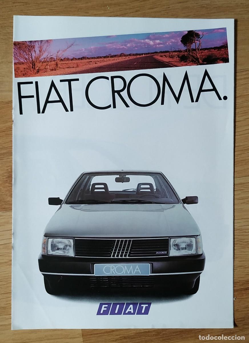 Otros Art&iacute;culos de Coleccionismo en Papel: ANTIGUO TRIPTICO PUBLICITARIO FIAT CROMA