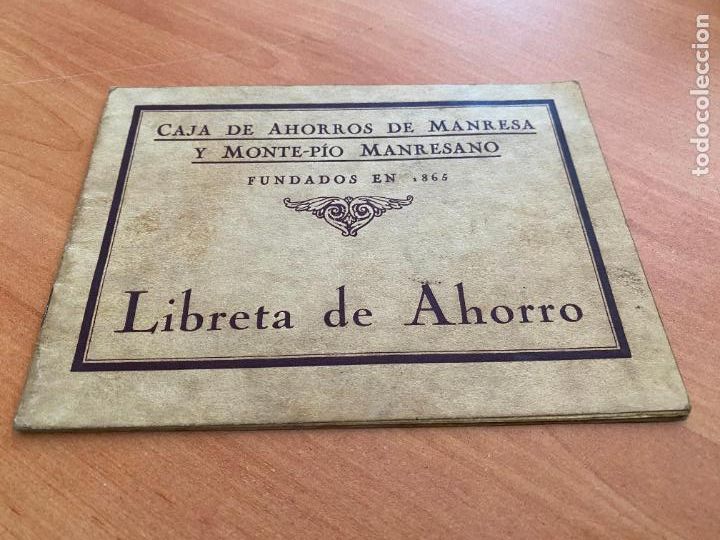 Otros Art&iacute;culos de Coleccionismo en Papel: LIBRETA DE AHORRO 1931 CAJA DE AHORROS DE MANRESA Y MONTE-PIO MANRESANO (COIB119)