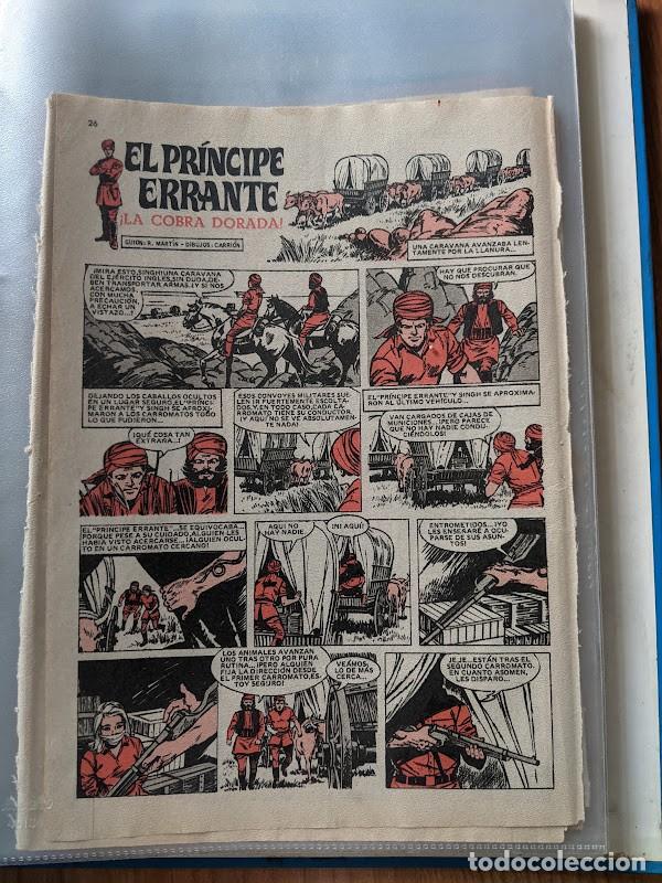 Collectionnisme Papier divers: HISTORIETA RECUPERADA DE ANTIGUO TBO: EL PR&Iacute;CIPE ERRANTE. LA COBRA DORADA (4 P&Aacute;GINAS)