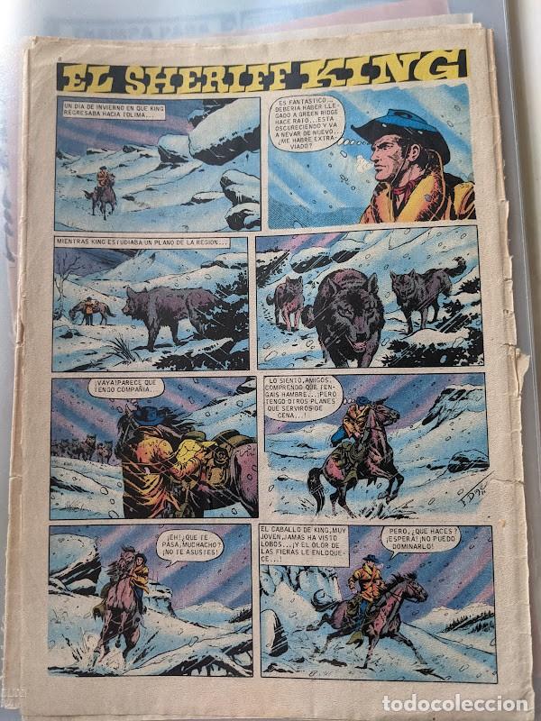 Collectionnisme Papier divers: HISTORIETA RECUPERADA DE ANTIGUO TBO: EL SHERIFF KING (4 P&Aacute;GINAS)