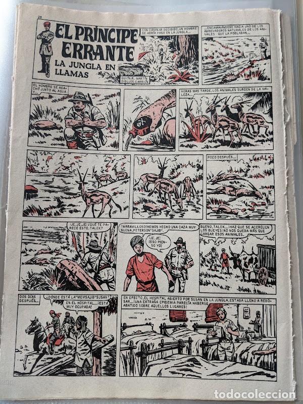 Paper Collecting Others: HISTORIETA RECUPERADA DE ANTIGUO TBO: EL PR&Iacute;NCIPE ERRANTE. LA JUNGLA EN LLAMAS (5 P&Aacute;GINAS)