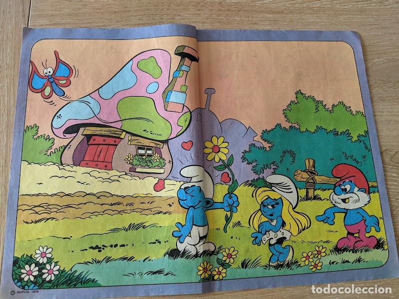 Otros Art&iacute;culos de Coleccionismo en Papel: ANTIGUO P&Oacute;STER PITUFOS TBO