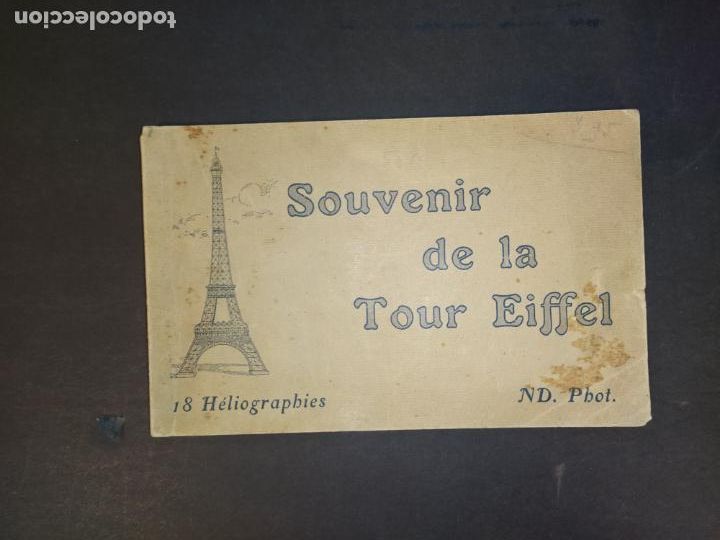 Paper Collecting Others: PARIS-SOUVENIR DE LA TOUR EIFFEL-ND PHOT-ALBUM CON 18 FOTOGRAFIAS-VER FOTOS-(K-10.317)