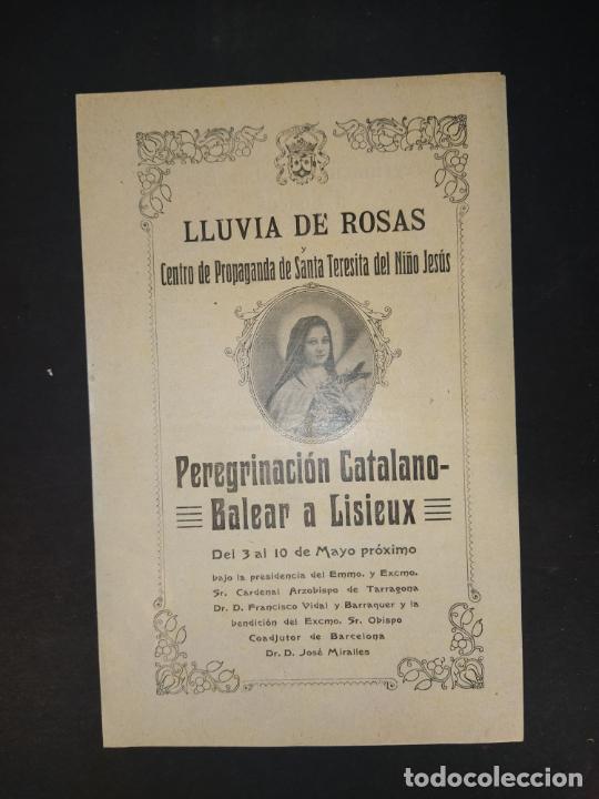 Paper Collecting Others: LLUVIA DE ROSAS Y CENTRO DE PROPAGANDA DE SANTA TERESITA DEL NI&Ntilde;O JESUS-VER FOTOS-(K-10.327)