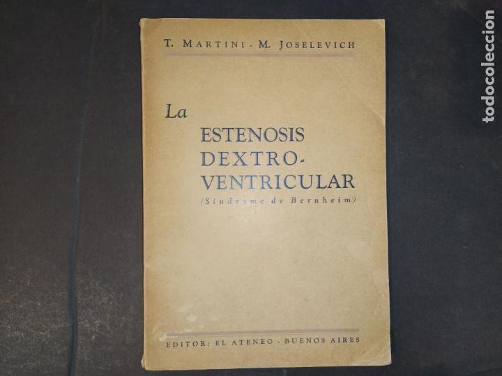 Paper Collecting Others: LA ESTENOSIS DEXTROVENTRICULAR-A&Ntilde;O 1931-VER FOTOS-(K-10.390)