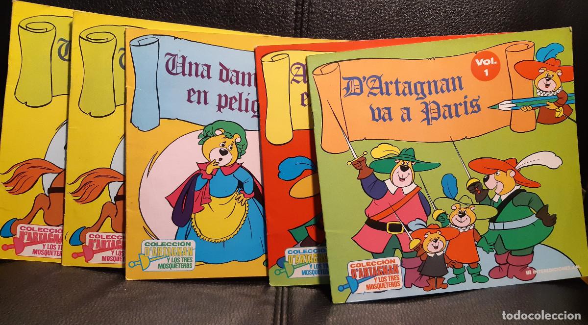 Otros art&iacute;culos de coleccionismo en papel: D'ARTAGNAN Y LOS TRES MOSQUETEROS - COLECCI&Oacute;N COMPLETA 5 CUADERNOS PARA COLOREAR - VER DESCRIPCION