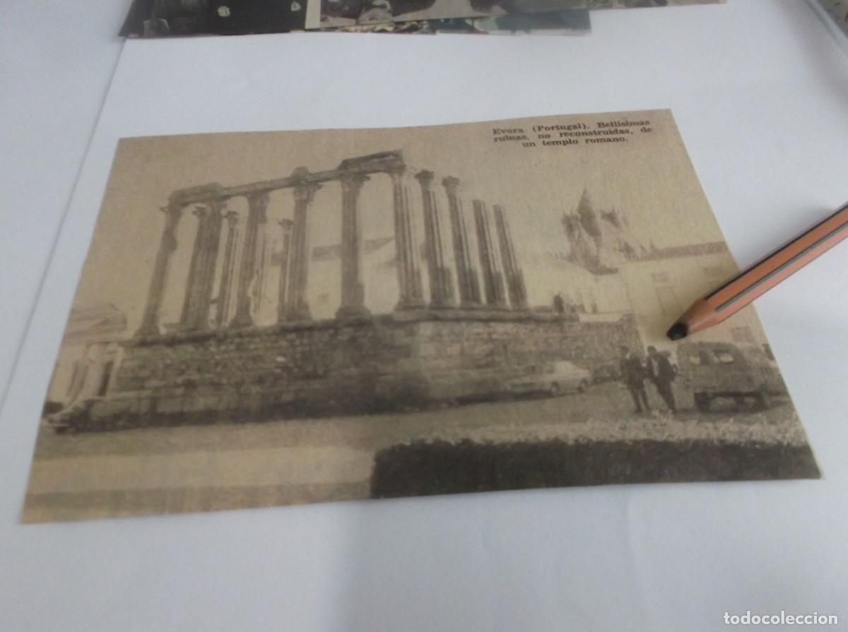 Otros Art&iacute;culos de Coleccionismo en Papel: RECORTE PUBLI.A&Ntilde;O 1968.-COCHE CITRO&Euml;N 2cv,EN LAS RUINAS TEMPLO ROMANO-EVORA(PORTUGAL(MUY RARO)