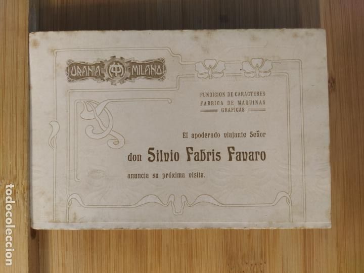 Otros Art&iacute;culos de Coleccionismo en Papel: URANIA MILANO-FABRICA DE MAQUINAS GRAFICAS-PUBLICIDAD ANTIGUA-VER FOTOS-(104.295)