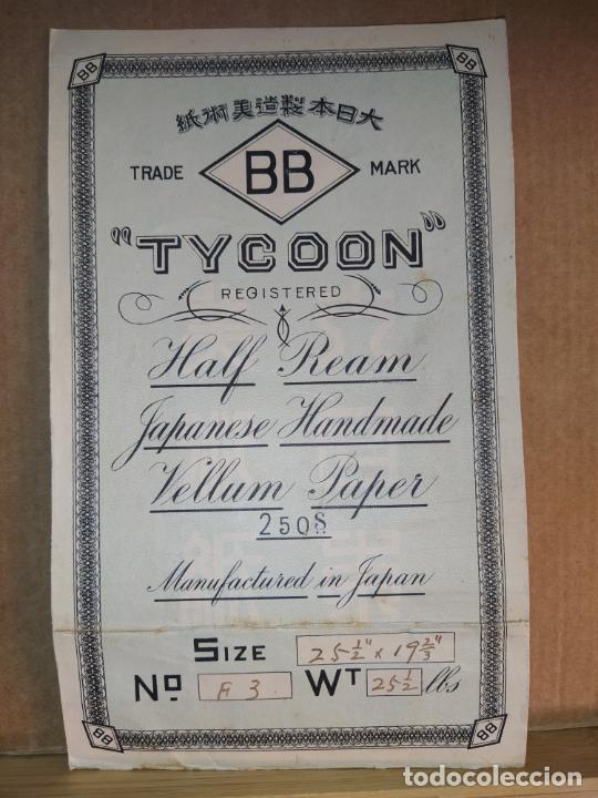 Otros Art&iacute;culos de Coleccionismo en Papel: JAPON-TYCOON-HALF REAM-JAPANESE HANDMADE-VELLUM PAPER-VER FOTOS-(K-10.411)