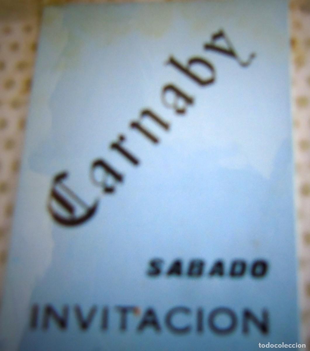 Paper Collecting Others: FLAYER DISCOTECA CARNABY A&Ntilde;OS 80