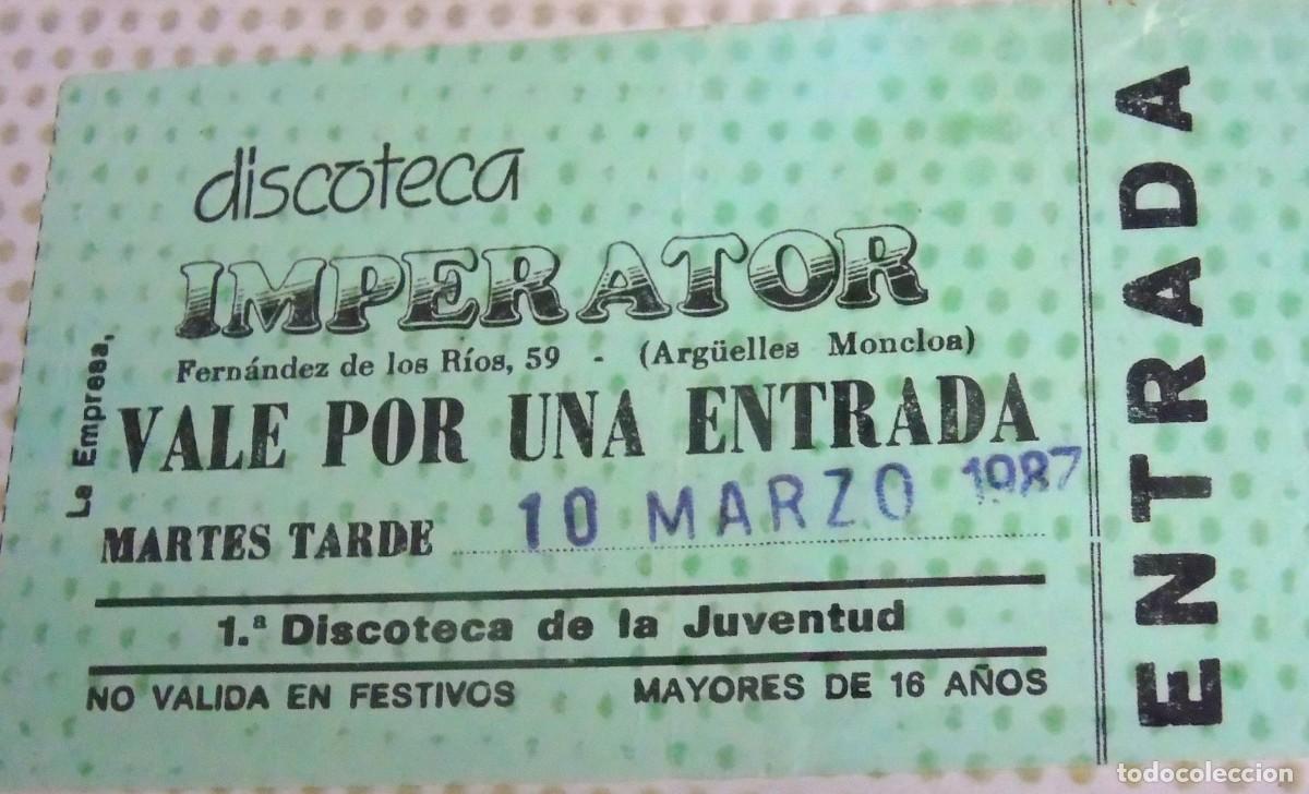 Paper Collecting Others: FLAYER DISCOTECA IMPERATOR A&Ntilde;O 1987