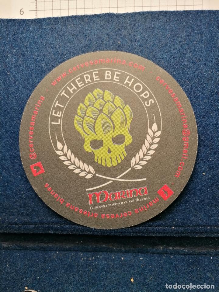 Paper Collecting Others: POSAVASOS CERVEZA MARINA BLANES