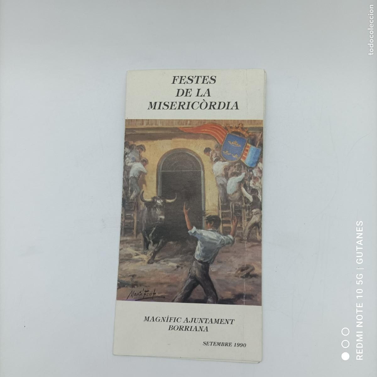 Otros Art&iacute;culos de Coleccionismo en Papel: PROGRAMA DE FIESTAS DE LA MISERICORDIA BURRIANA 1990