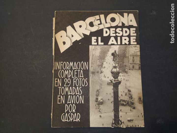 Outros artigos de papel: BARCELONA DESDE EL AIRE-INFORMACION COMPLETA EN 29 FOTOS-CAMPO DE FUTBOL-VER FOTOS-(K-10.490)