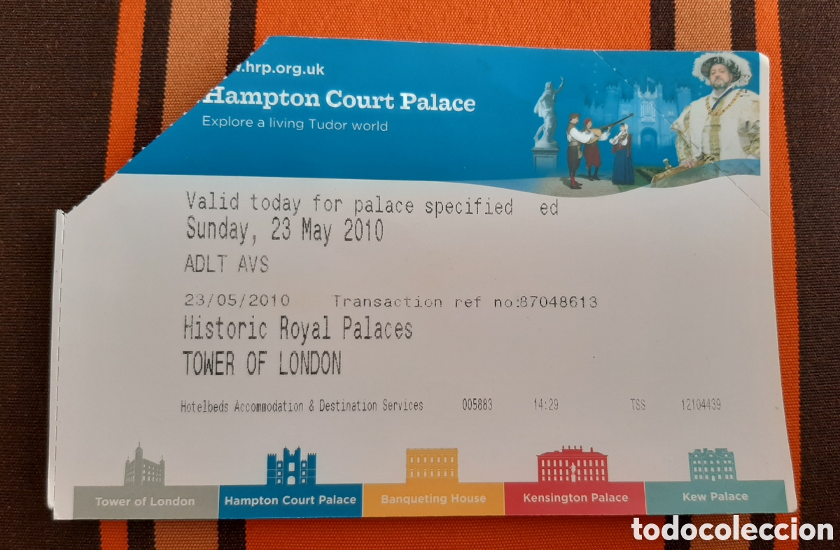 Otros Art&iacute;culos de Coleccionismo en Papel: Entrada Torre Londres Tower of Londres 2010 COMPRA MINIMA 5&euro;