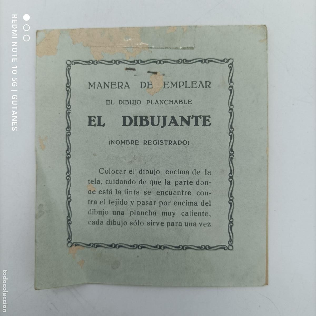 Sammelleidenschaft Andere Papierartikel: DIBUJO PLANCHABLE EL DIBUJANTE SERIE FRUTAS -PATRON 48
