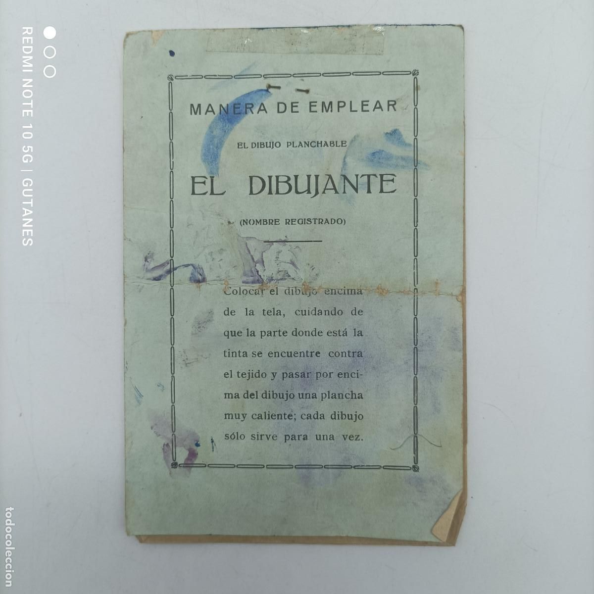 Sammelleidenschaft Andere Papierartikel: DIBUJO PLANCHABLE EL DIBUJANTE SERIEDIBUJOS VARIADOS -PATRON 32