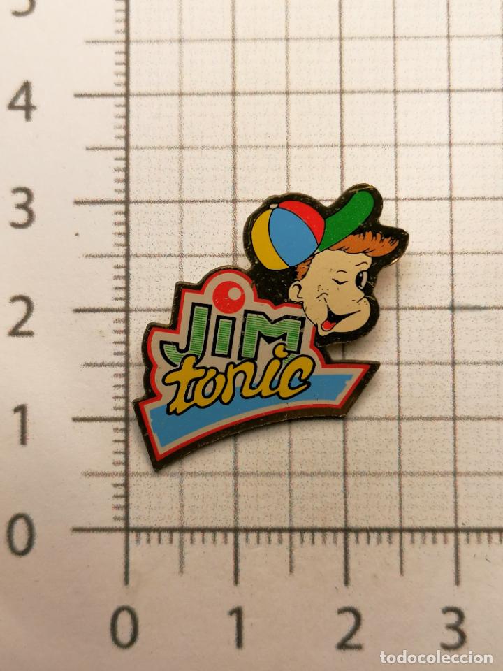 Sammelleidenschaft Andere Papierartikel: PIN JIM TONIC