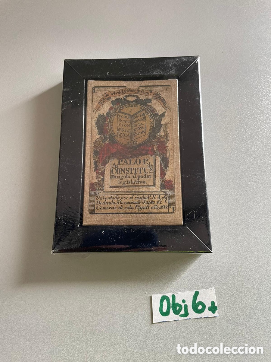 Otros Art&iacute;culos de Coleccionismo en Papel: Reproducci&oacute;n de baraja de la Constituci&oacute;n