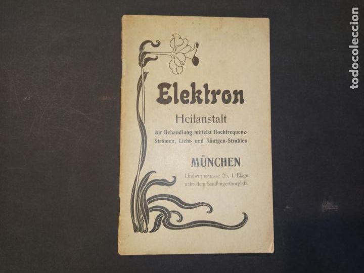 Altri oggetti di carta: MUNCHEN-ELEKTRON HEILANSTALT-INSTITUCION MEDICA-VER FOTOS-(K-10.546)