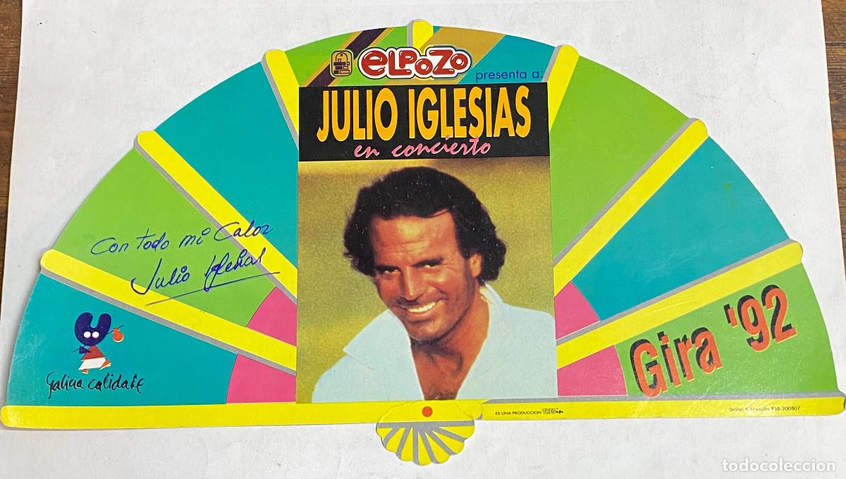 Otros Art&iacute;culos de Coleccionismo en Papel: CARTEL PROMOCIONAL JULIO IGLESIAS - GIRA 1992 - PUBLICIDAD EL POZO -