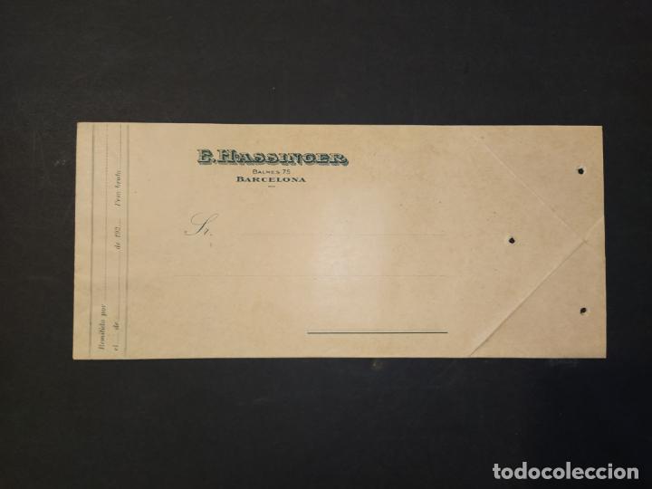 Otros Art&iacute;culos de Coleccionismo en Papel: BARCELONA-E. HASSINGER-PLUMAS ESTILOGRAFICAS-CARTA ANTIGUA-VER FOTOS-(K-10.580)