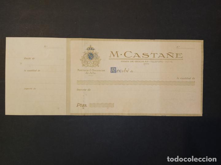 Otros Art&iacute;culos de Coleccionismo en Papel: BARCELONA-M. CASTA&Ntilde;E-PASEO DE GRACIA-MUEBLES DECORACION ARTE-PUBLICIDAD ANTIGUA-VER FOTOS-(K-10.699)