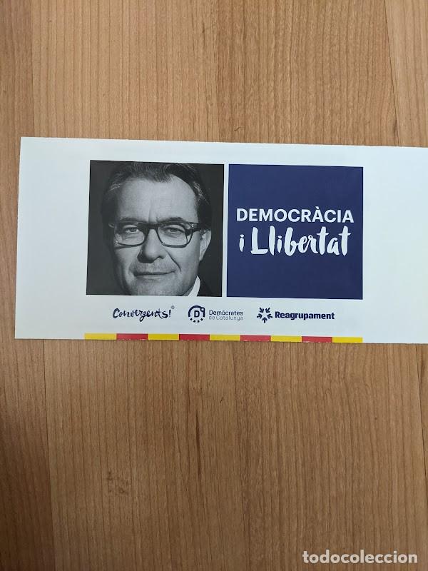 Collectionnisme Papier divers: TR&Iacute;PTICO DEMOCR&Agrave;CIA I LLIBERTAT