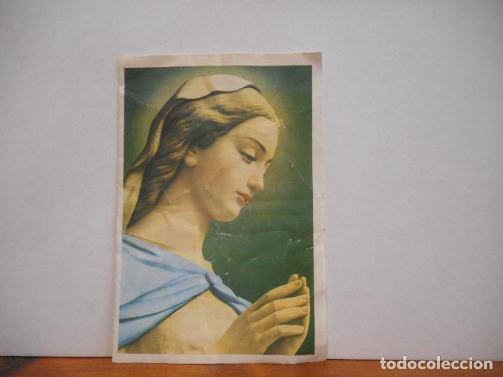 Collectionnisme Papier divers: LAS QUINCE PROMESAS DE LA VIRGEN SOBRE EL ROSARIO.