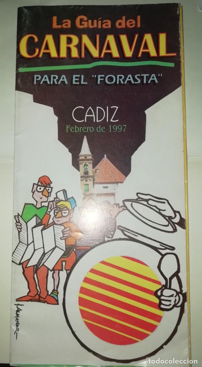 Otros Art&iacute;culos de Coleccionismo en Papel: Carnaval de C&aacute;diz la guia del carnaval para forastas cadiz 1997