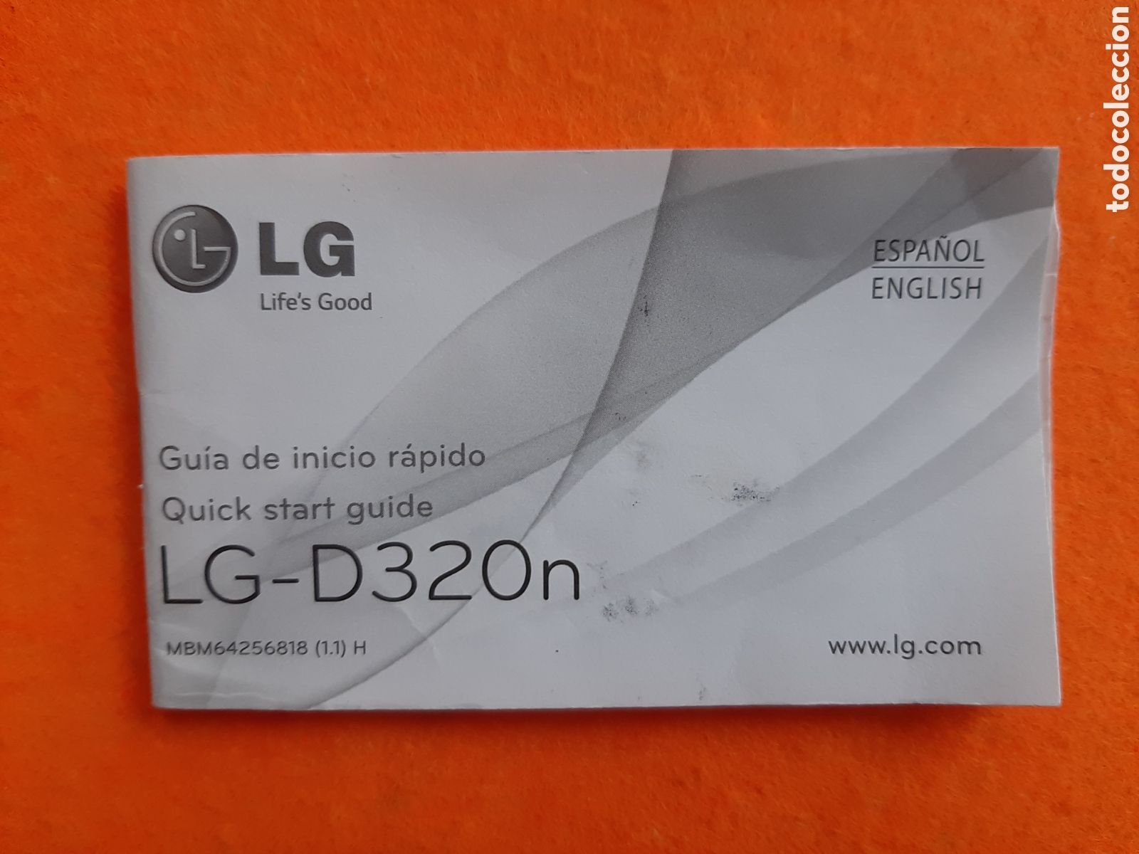 Otros Art&iacute;culos de Coleccionismo en Papel: LG - D320n - GU&Iacute;A DE INICIO R&Aacute;PIDO - QUICK START GUIDE - TELEFONO M&Oacute;VIL - CELULAR - OLD MOBIL PHONE