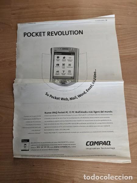Collectionnisme Papier divers: ANUNCIO PERI&Oacute;DICO COMPAQ POCKET REVOLUTION