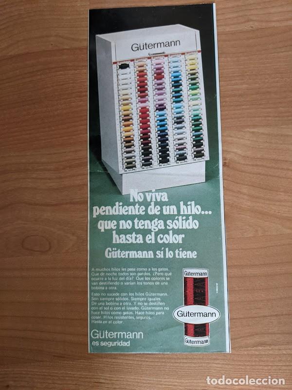 Collectionnisme Papier divers: ANUNCIO PERI&Oacute;DICO G&Uuml;TERMANN