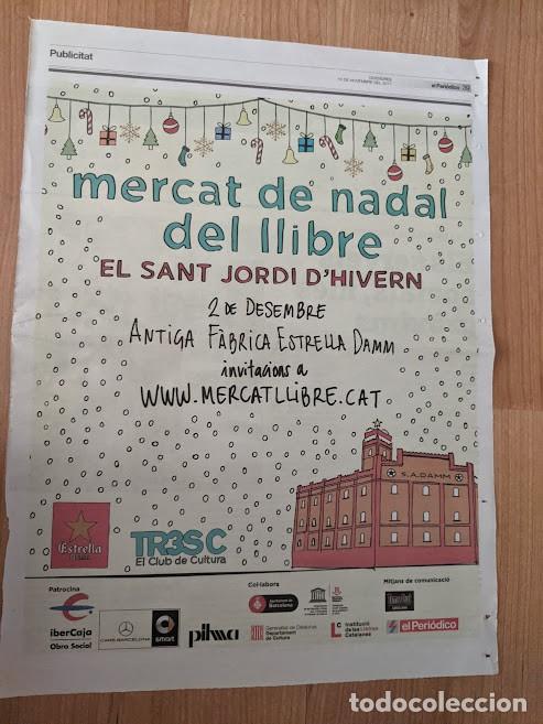 Paper Collecting Others: ANUNCIO PERI&Oacute;DICO MERCAT DE NADAL DEL LLIBRE